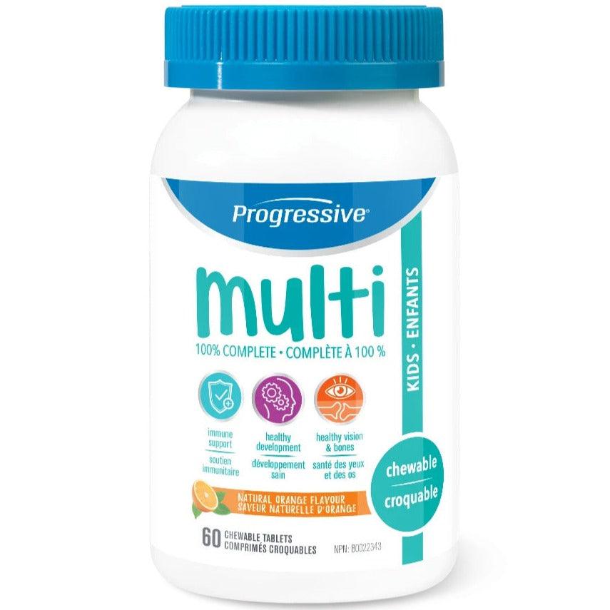 Progressive Multivitamin for Kids 60 Chewable Tabs Supplements - Kids at Village Vitamin Store