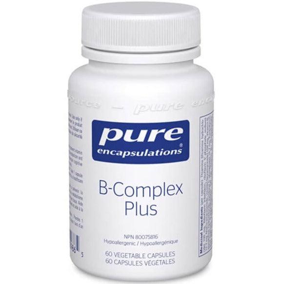 Pure Encapsulations B-Complex Plus 60 Caps Vitamins - Vitamin B at Village Vitamin Store