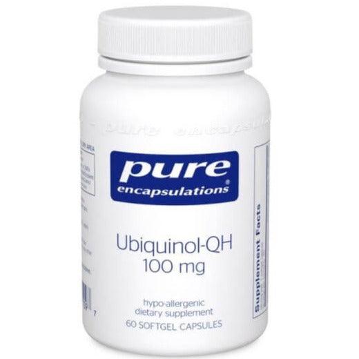 Pure Encapsulations Ubiquinol-QH 100mg 60 Softgel Caps Supplements at Village Vitamin Store