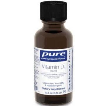 Pure Encapsulations Vitamin D3 22.5ml Vitamins - Vitamin D at Village Vitamin Store