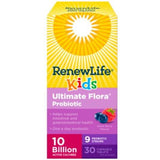 RenewLife Kids Ultimate Flora Probiotic 10 Billion Great Berry Flavour 30 Chewable Tabs Supplements - Kids at Village Vitamin Store