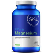 Sisu 250mg Magnesium 200 Veg Capsules Minerals - Magnesium at Village Vitamin Store