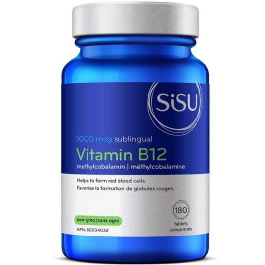 SiSU Vitamin B12 1000mcg 180 Sublingual Tabs Vitamins - Vitamin B at Village Vitamin Store