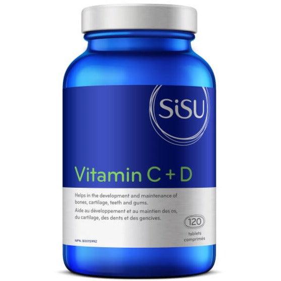 Sisu Vitamin C Plus D 500mg 120 Tabs Vitamins - Vitamin C at Village Vitamin Store
