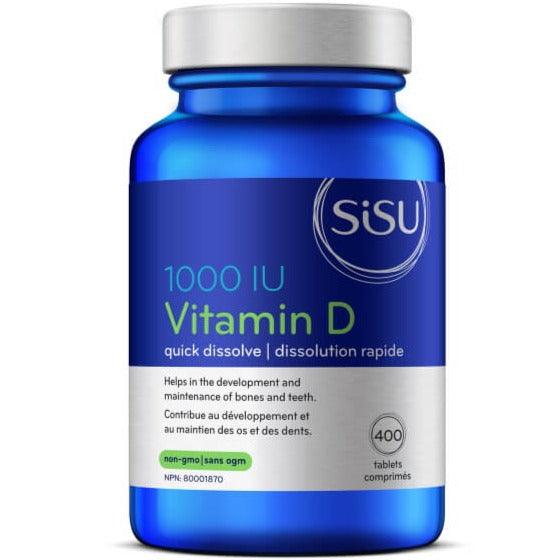 Sisu Vitamin D 1000 IU 400 Tablets Vitamins - Vitamin D at Village Vitamin Store