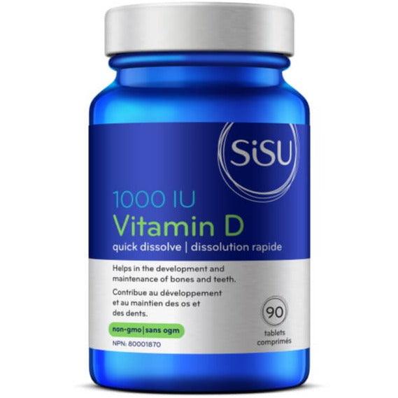 SiSU Vitamin D 1000 IU Quick Dissolve 90 Tabs Vitamins - Vitamin D at Village Vitamin Store