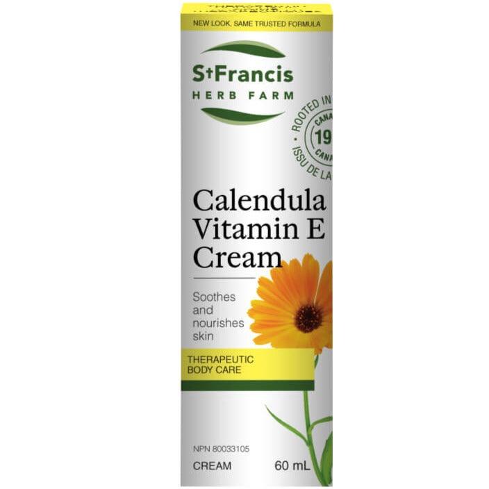 St. Francis Calendula Vitamin E Cream 60ml Personal Care at Village Vitamin Store