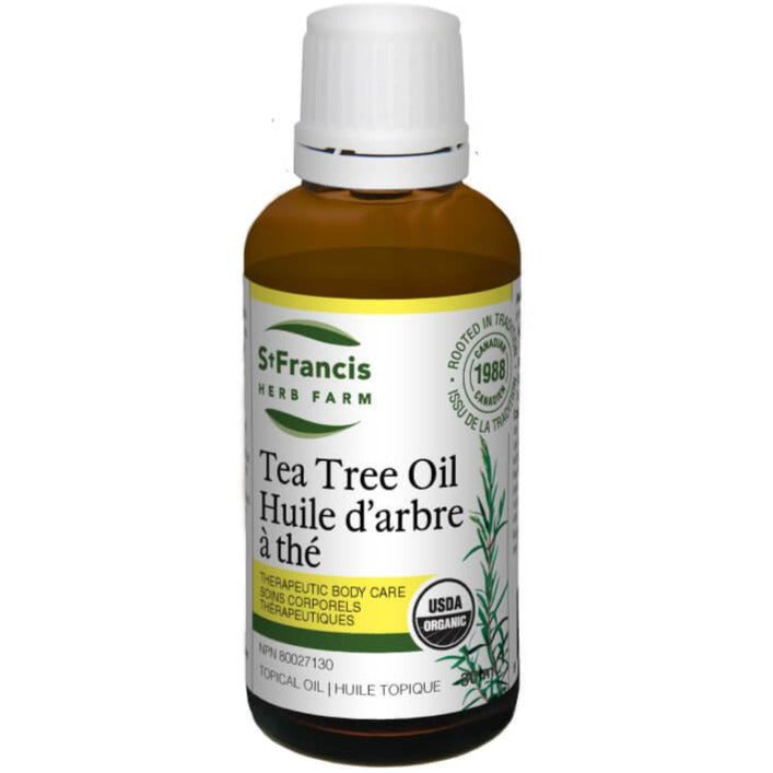 St. Francis Tea Tree Oil 30ml Essential Oils at Village Vitamin Store