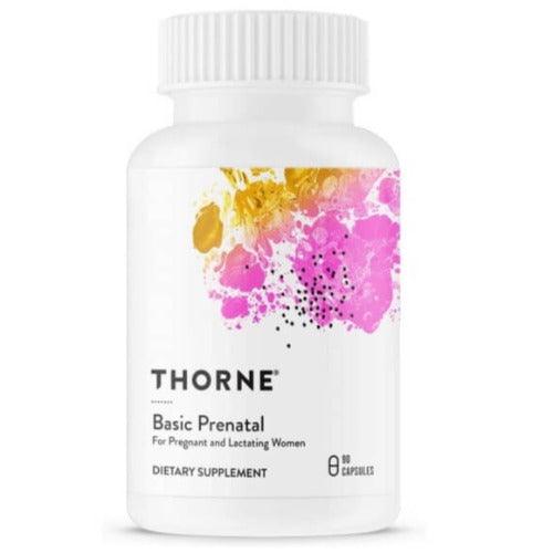 Thorne Basic Prenatal Multivitamins 90 Capsules Supplements - Prenatal at Village Vitamin Store