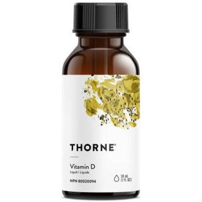 Thorne Vitamin D Liquid 30mL Vitamins - Vitamin D at Village Vitamin Store