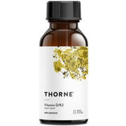 Thorne Vitamin D/K2 30mL Vitamins - Vitamin D at Village Vitamin Store