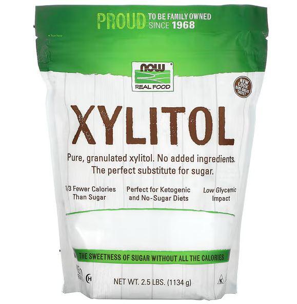 NOW Foods Real Food Xylitol 2.5 lbs (1134 g) Food Items at Village Vitamin Store
